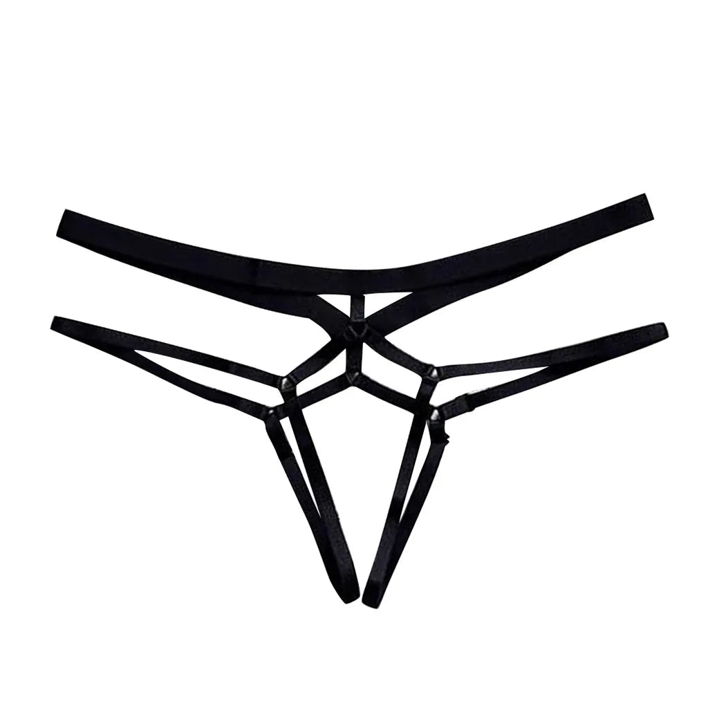 Crimson Web Strappy Thong