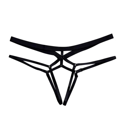 Crimson Web Strappy Thong