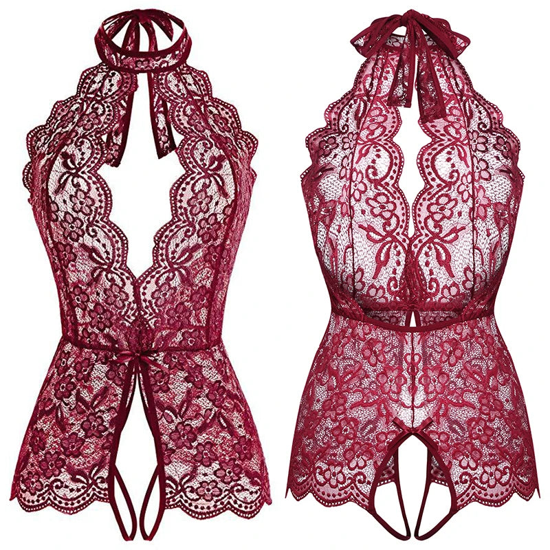 Eternal Flame Lace Bodysuit