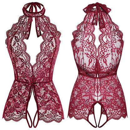 Eternal Flame Lace Bodysuit