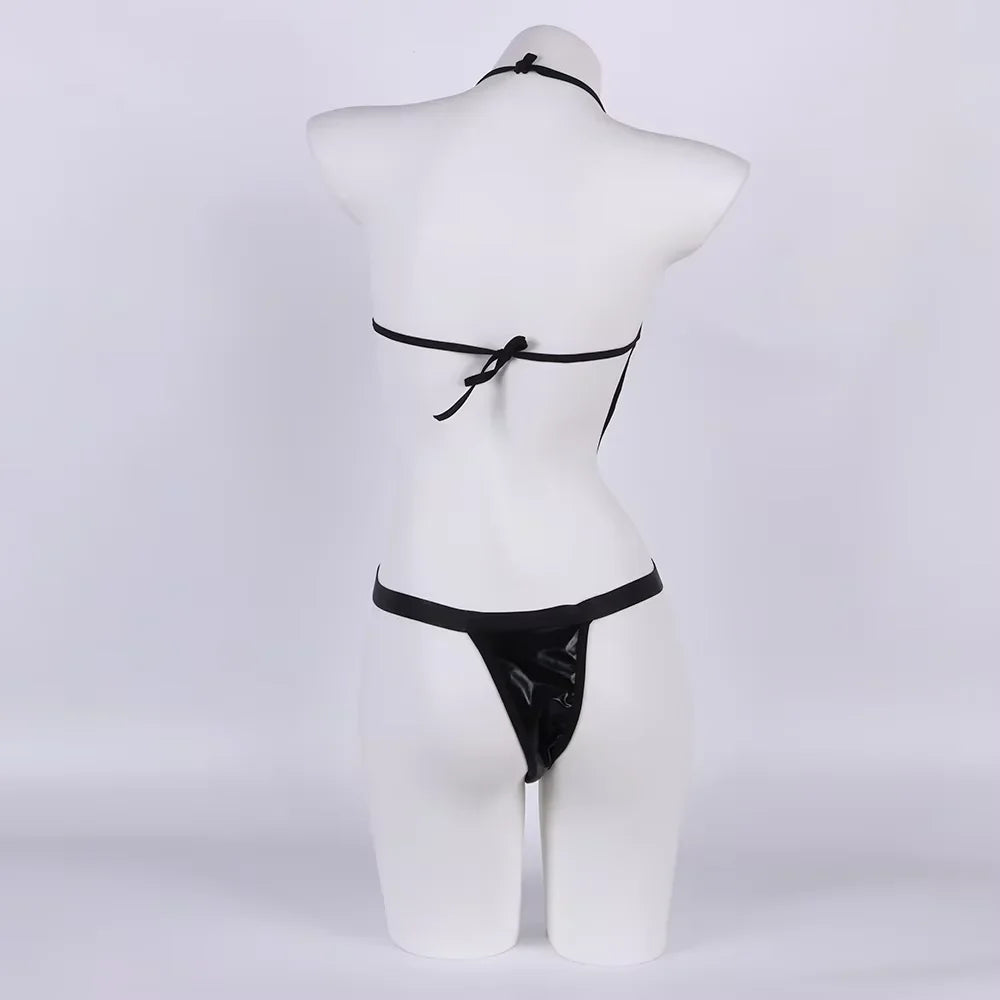 Dark Desire Faux Leather Bodysuit
