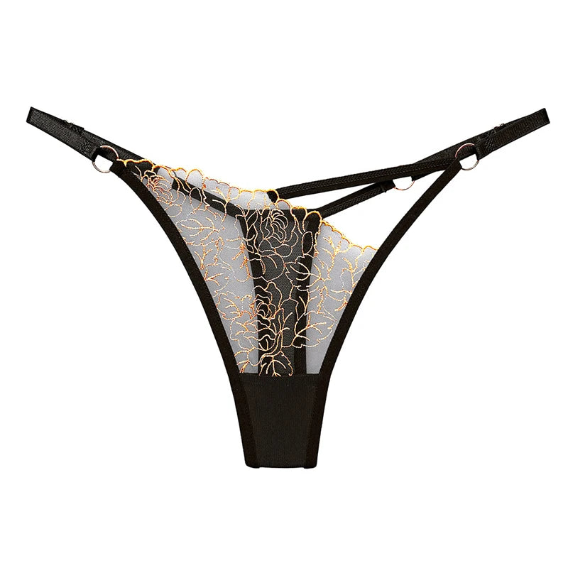 Petal Frame Strappy Thong