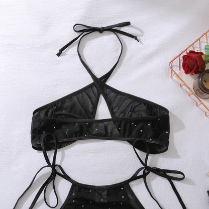 Starlit Enigma Mesh Lingerie Set