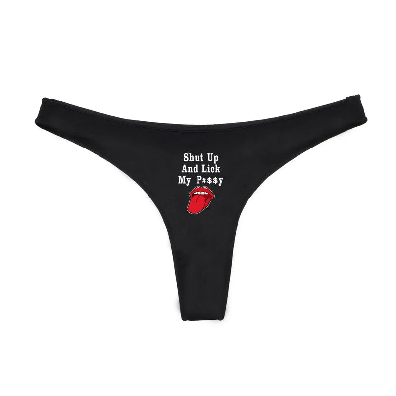 Say Less Statement Thong
