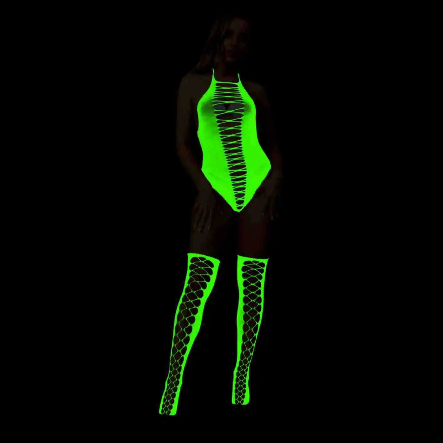 Neon Temptation Bodystocking