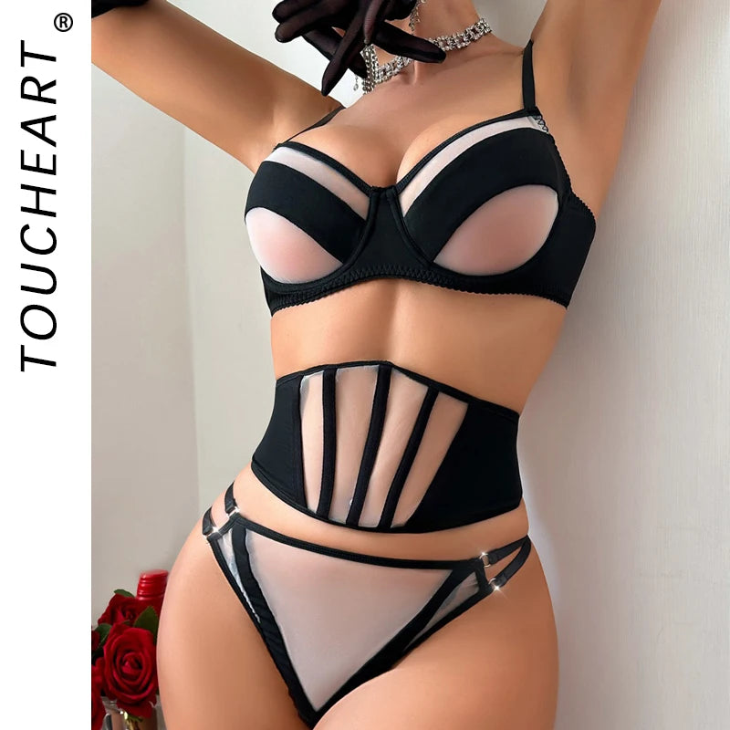 Bare Architecture Lingerie Set