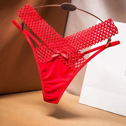 Woven Temptation Strappy Thong
