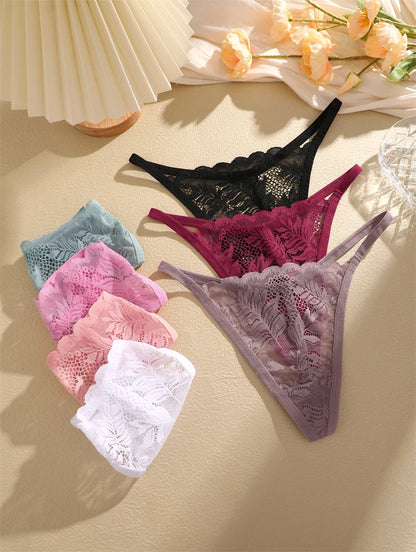 Fleur Essentials Lace Thong 5-Pack