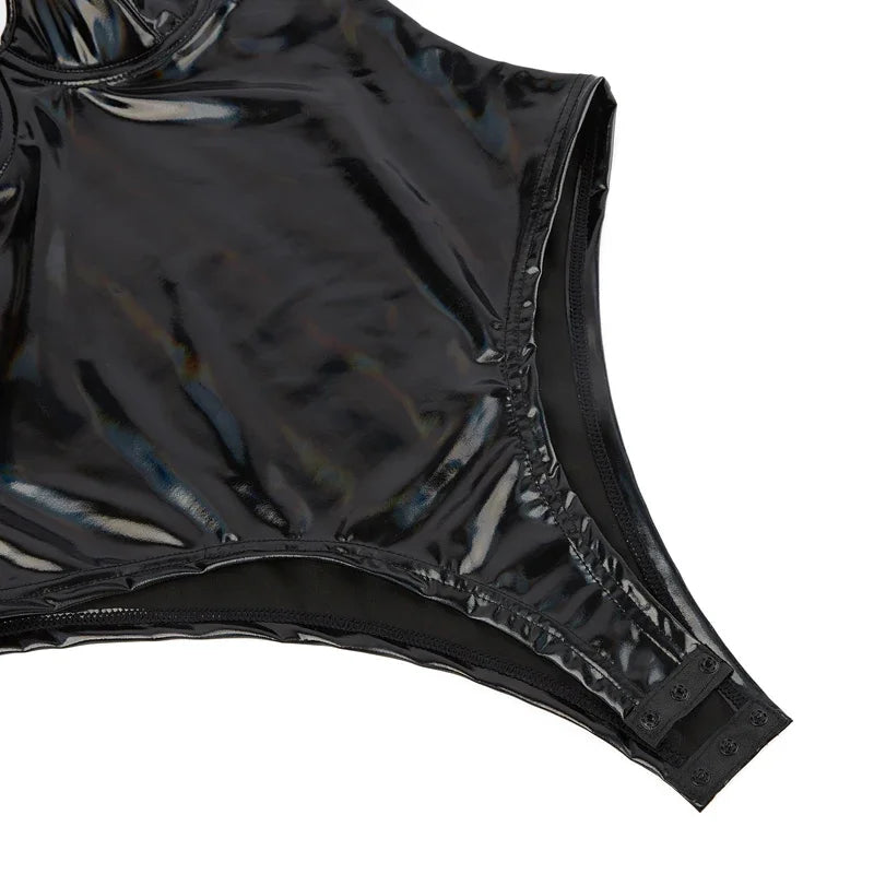 Lacquered Heat Vinyl Bodysuit