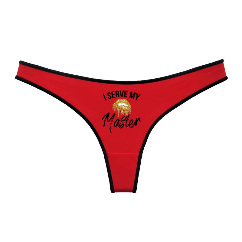 Say Less Statement Thong