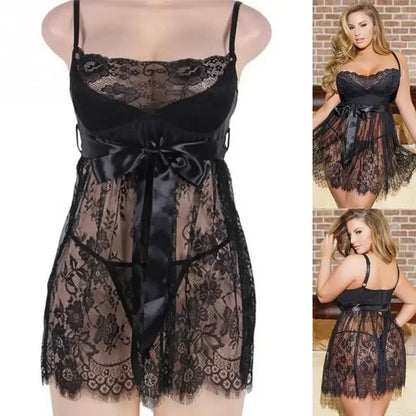 Draped in Desire Lace Chemise